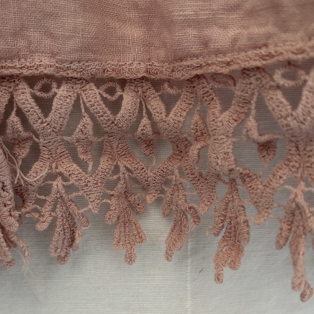 Valentina Soft Blush Open-Front Detailed Top - Picture 5 of 5
